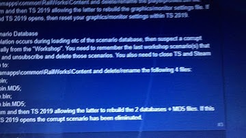 How I fixed my Train Simulator game.