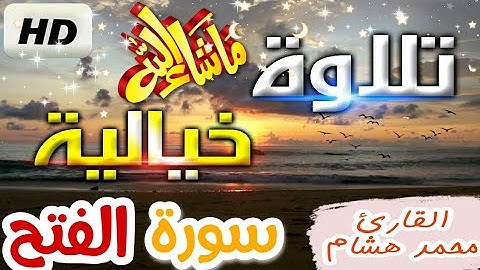 سورة الفتح بصوت القارئ محمد هشام من اجمل تلاوات والقراءات بصوت هادئ وخاشع يريح بالك قبل النوم