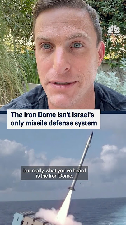 The Iron Dome isn't Israel's only missile defense system