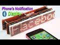 8x40 Phone's Notification Bluetooth Matrix Display