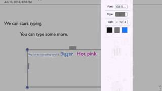 5 Entering Text into a Notability File
