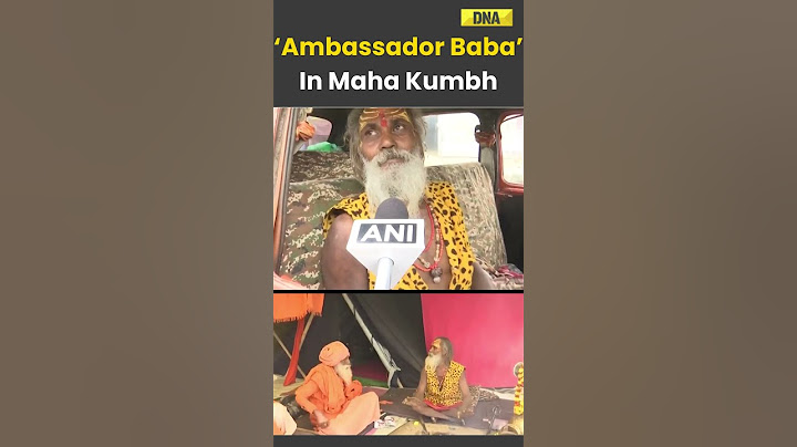 Meet ‘Ambassador Baba’ Aka Naga Baba Mahant Rahgiri Arrives His Car To Attend ‘Maha Kumbh 2025’ | UP