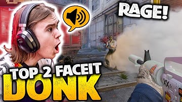 Donk is RAGE after this FACEIT match CS2