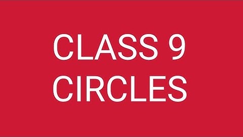 Two circles with centre o and o