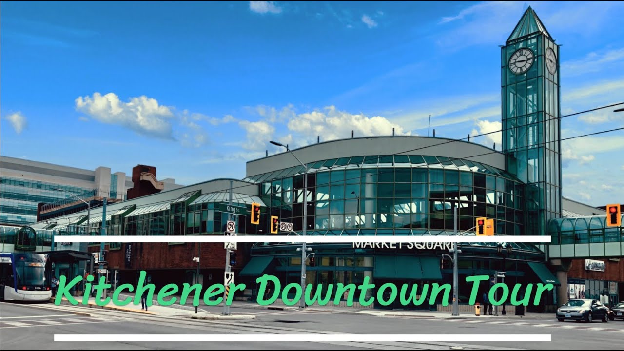 Kitchener Downtown Tour║My first day in Canada║Conestoga Downtown