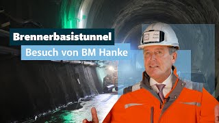 Jahrhundertprojekt Brenner Basistunnel: Antrittsbesuch von Verkehrsminister Peter Hanke