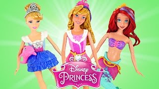 Disney Magical Water Princesses Color Changing Mermaid Ariel Aurora Cinderella Barbie Doll DCTC Toys