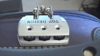Abrir maleta con combinacion perdida - YouTube