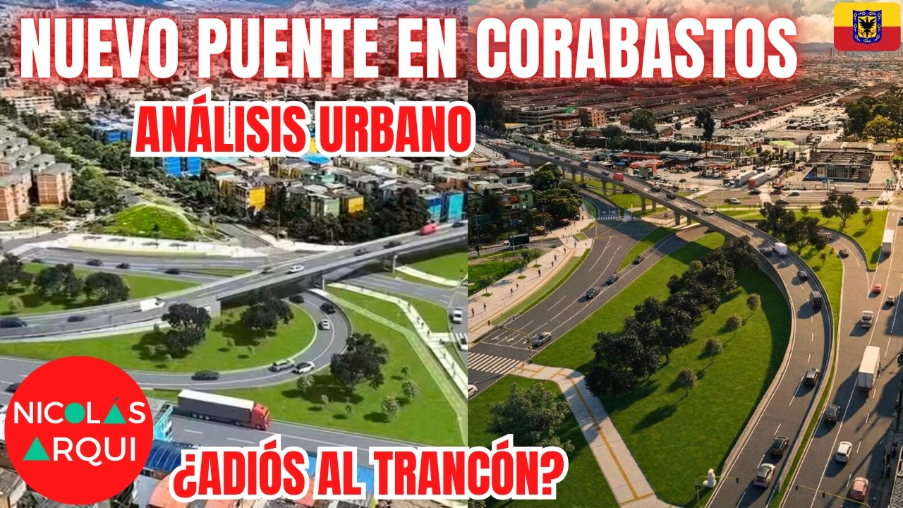 Arranca el Nuevo Puente Vehicular de Corabastos María Paz En la Av. Américas con Av. Agoberto Mejía