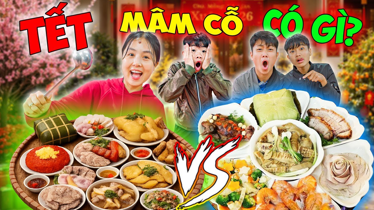 Hằng Hóng Hớt Thử Thách Làm Mâm Cỗ Ngày Tết Tìm Người Nấu Ăn Ngon Nhất?
