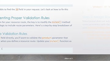 How to Write Validation Rules with Resource in Laravel
