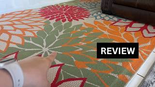 How I Turned an Outdoor Rug Into an Indoor Rug 🌺🏡 | Nourison Aloha Rug