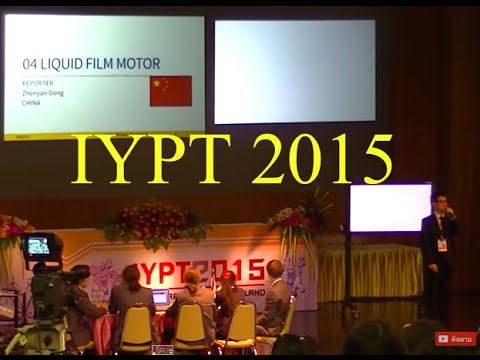 IYPT 2015  Final  Liquid Film Motor  03/07/2015
