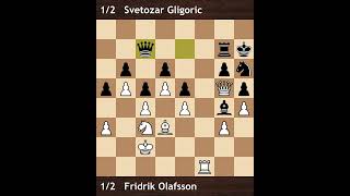 Olafsson vs Gligoric | Candidates 1959 | Round 10