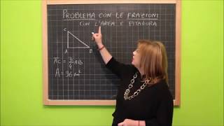 16 Le Frazioni - Problema Con Area E Teorema Di Pitagora