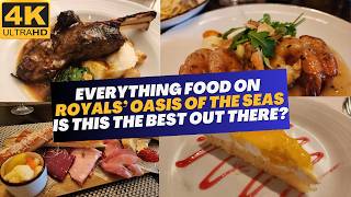 EVERYTHING Food on Royal Caribbean Oasis of the Seas | MDR | Buffets|  SPECIALTY | ALL VENUES