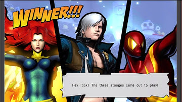 Ultimate Marvel vs Capcom 3 (PS3) -- Non-Ranked Matches 177 - Case Closed (Rage Quit)