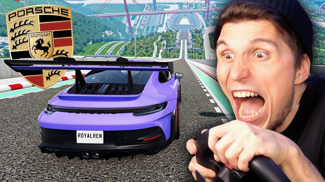 Welcher PORSCHE 911 fliegt am weitesten auf der XXL Sprungschanze? | BeamNG