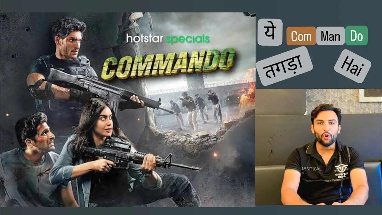 Disney Hotstar Commando Review || Commando Web Series Review || Adah sharam 