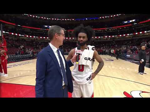 Coby White Postgame Interview | San Antonio Spurs vs Chicago Bulls - 1.06.24