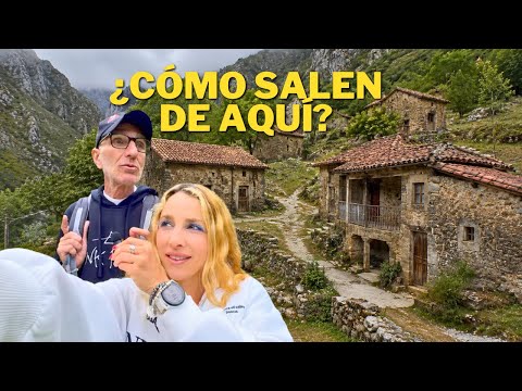PERDIDOS en un Pueblo de 9 PERSONAS SIN AUTOS NI WIFI. Bulnes, Asturias