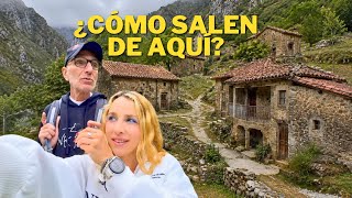 PERDIDOS en un Pueblo de 9 PERSONAS SIN AUTOS NI WIFI. Bulnes, Asturias