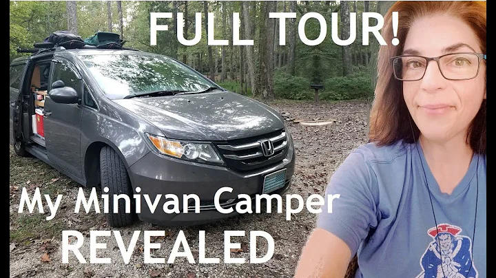 My minivan camper REVEALED! Full in-depth conversion van tour