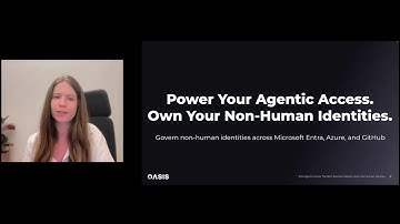 Power Agentic Access. Govern Non-Human Identities | ODSP1506