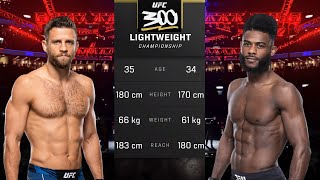 Calvin Kattar vs Aljamain Sterling Full Fight - UFC 300 Fight Of The Night
