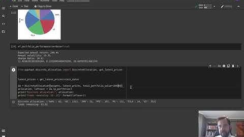 Python in Finance: Portfolio Optimization (Session 7), Exercise Solution