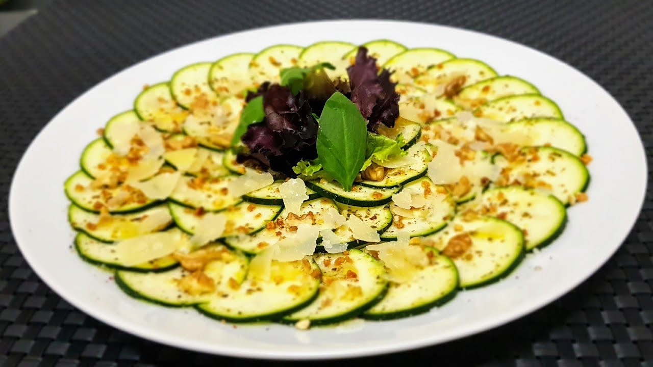 CARPACCIO de CALABACÍN 🥒