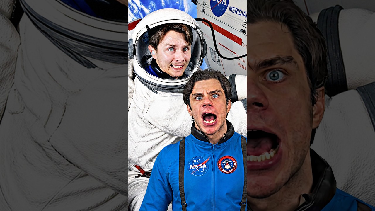 Houston, THE DOOR WON'T OPEN! @JamesLeonidas @ShortCircuitCentral #skit #comedy  #nasa #space