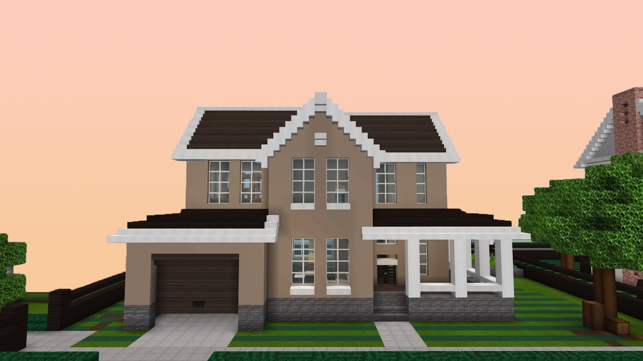 Minecraft American Style House 3 YouTube