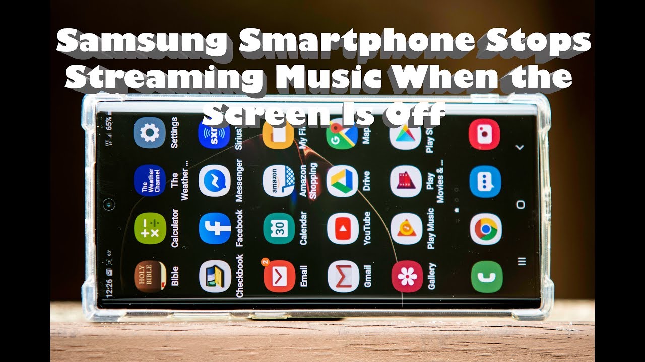 Samsung Galaxy / Music Audio Streaming Keeps Stopping. YouTube