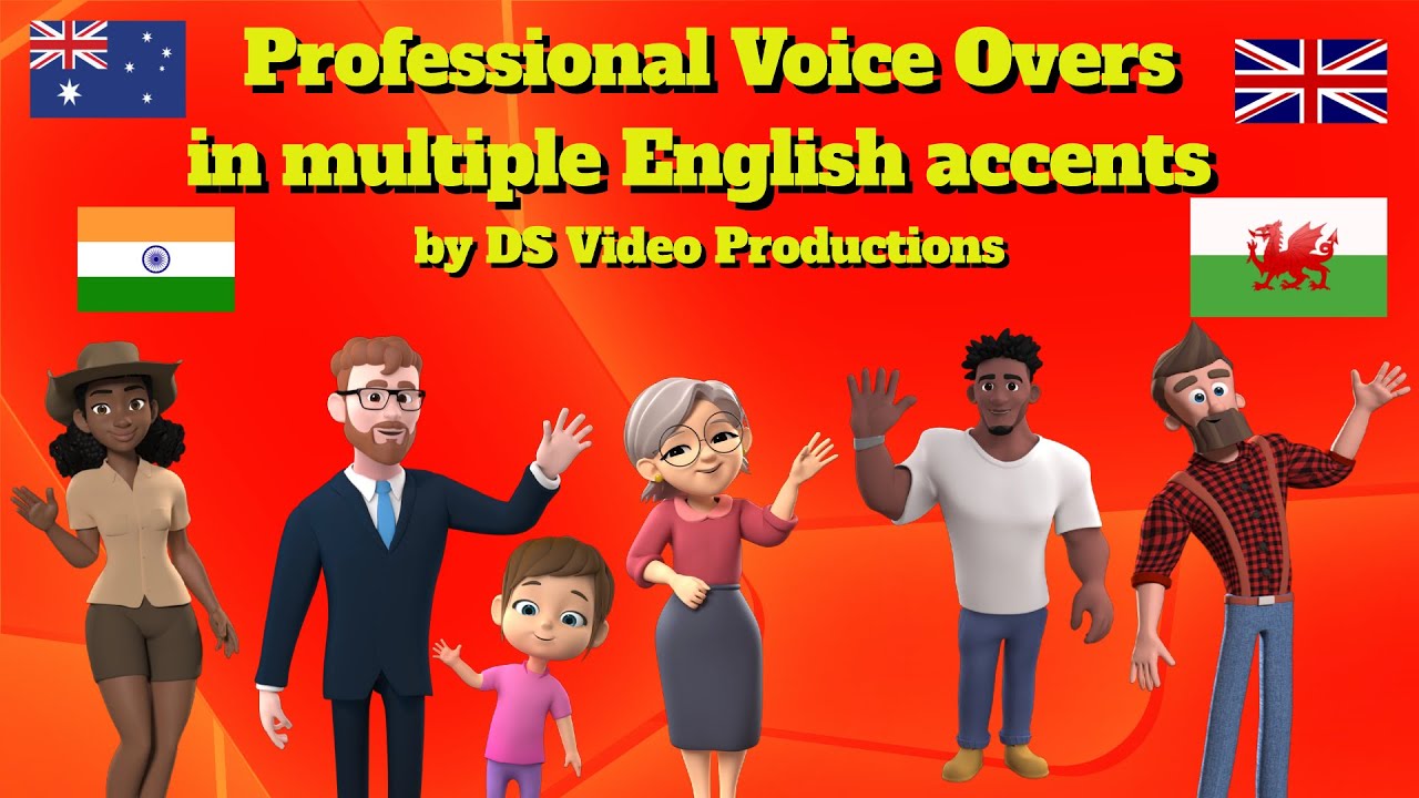 English Voice Overs with Accents 