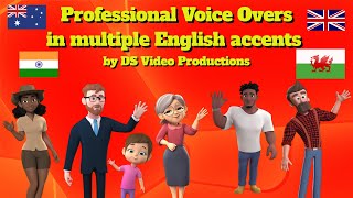 English Voice Overs with Accents #voice #audio #narration #actor #dubbing #animation #podcast #vo