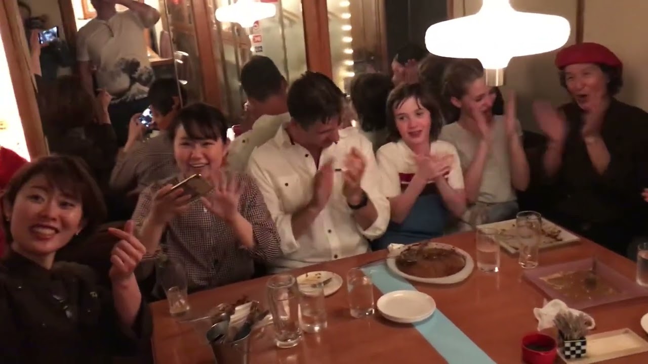 Happy Omurice at Kichi Kichi Omurice, Kyoto, Japan!