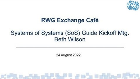 Guide to Systems of Systems (SoS)  Needs and Requirements