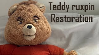 The restoration of a destroyed Teddy Ruxpin