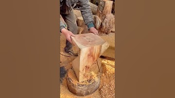 Chainsaw Wood Carving Log Chair - Wood Carving Techniques