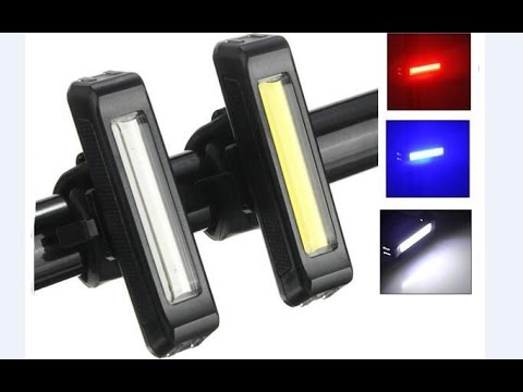 Warning Bicycle Rear Light Double Beam Bike Light 5 Modes Rechargeable Tail Lamp XIESHENG