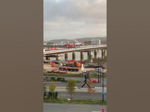 Строительство моста через Гаронну Бордо Франция - YouTube