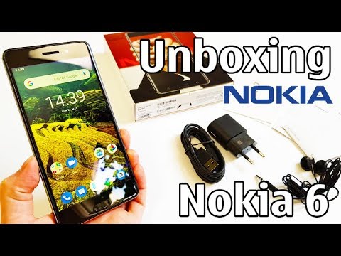 Nokia 6 Unboxing 4K with all original accessories TA-1021 review