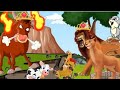 حدوتة الأسد سيمبا يواجه الثور الناري قصص اطفال كرتون اطفال 