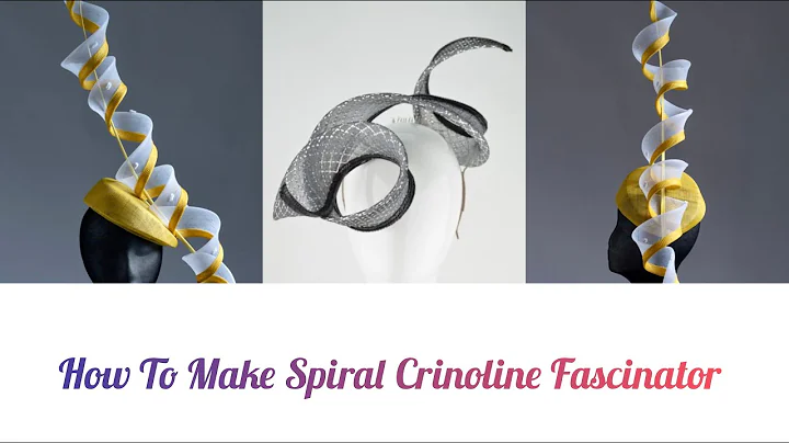 how to make Spiral Crinoline Fascinator Head band:#beyourownboss #ruffle #fashion #turban #youpage