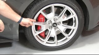 2015-2023 Mustang MGP Brake Caliper Cover Set Installation