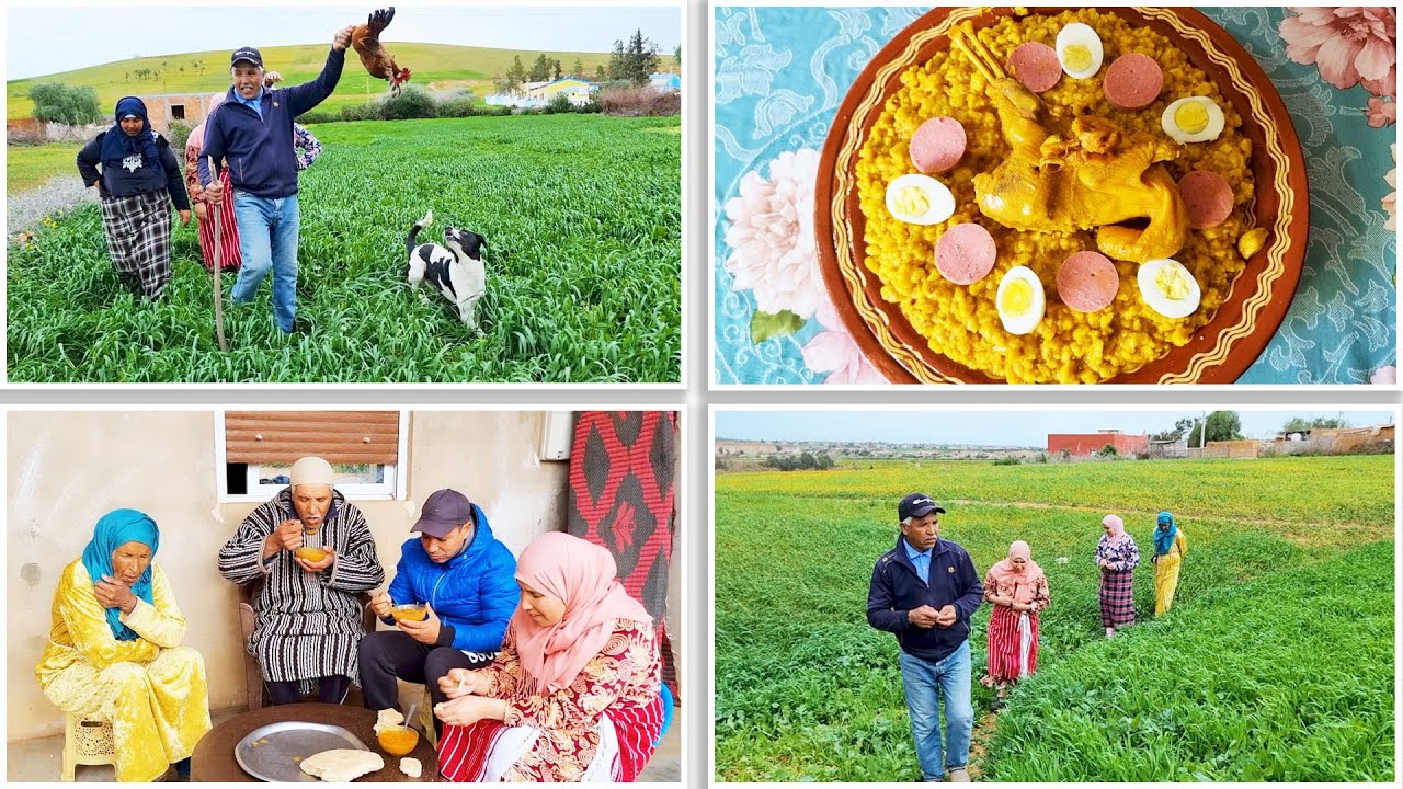 الرفيسة بالدجاج البلدي ، عرضنا اساتذة الدوار