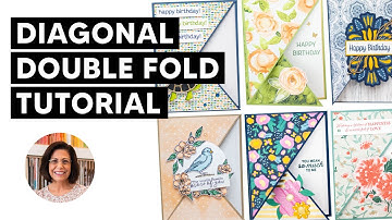 🔴How to Make a Fun Fold Birthday Card With a Twist