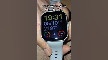 Redmi Watch Move Calendar Test #redmiwatchmove#redmiwatch#xiaomi#amoledscreen#shorts#tech#short#fyp