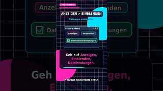 Windows zeigt Datei-Endungen nicht? Stell DAS an